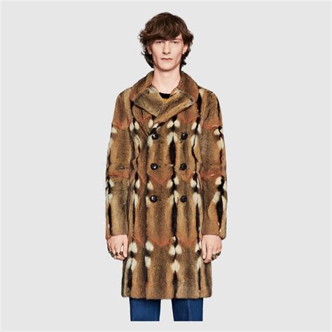 gucci fur jacket mens